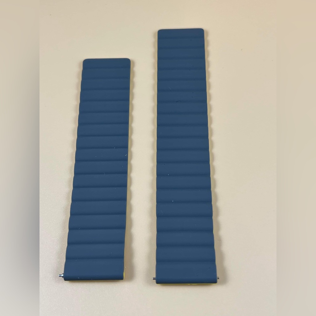 22mm Silicone Watch Band New GrayYellow 22mm